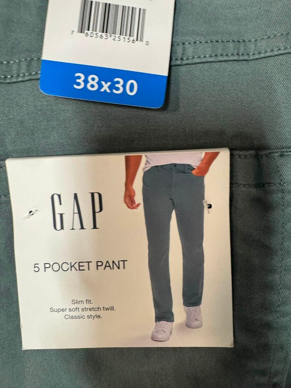 NWT Men’s Gap Blue 5 Pocket Pants - 38x30